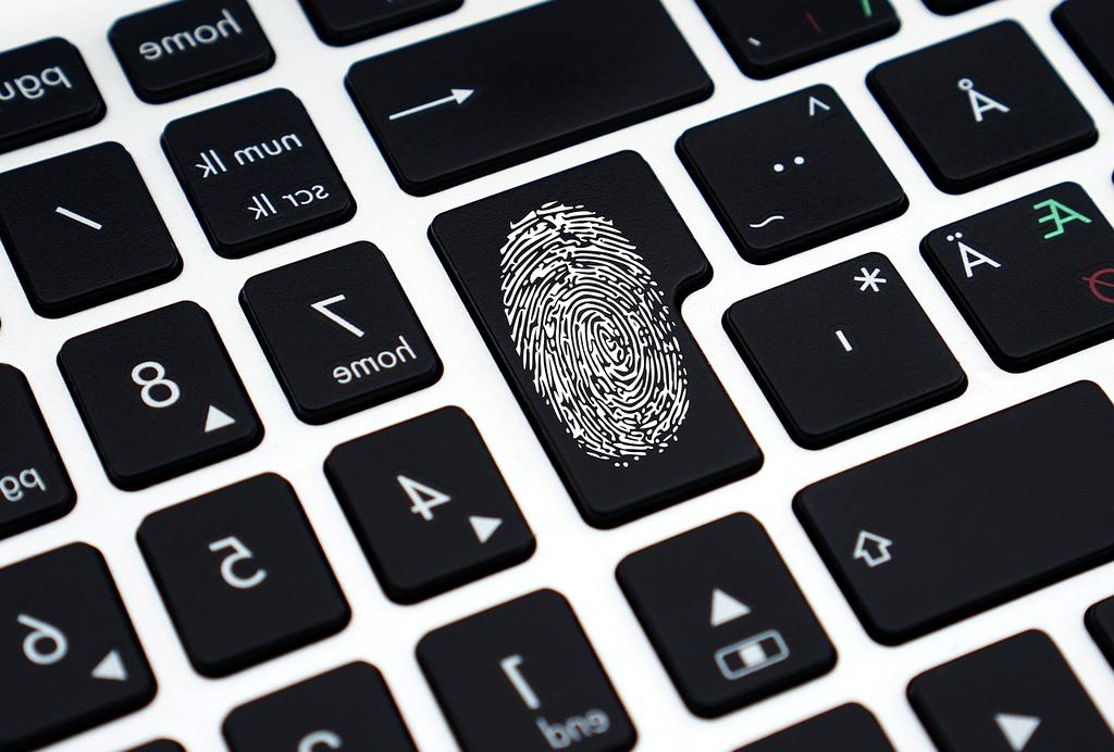 Data privacy concept with locked data files