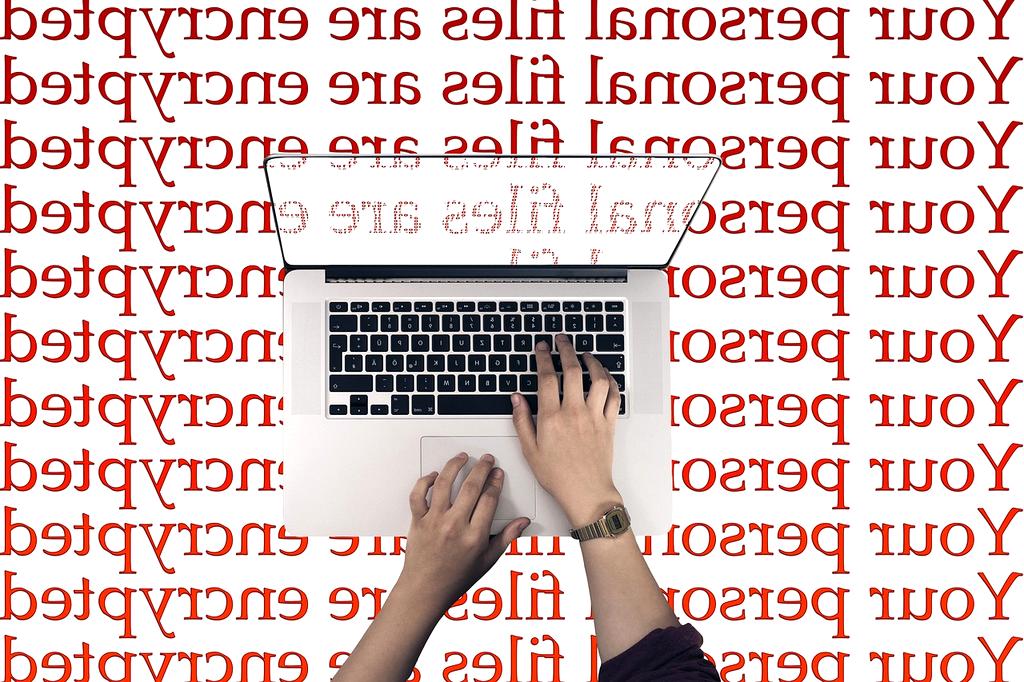 Data encryption concept with digital lock and binary code